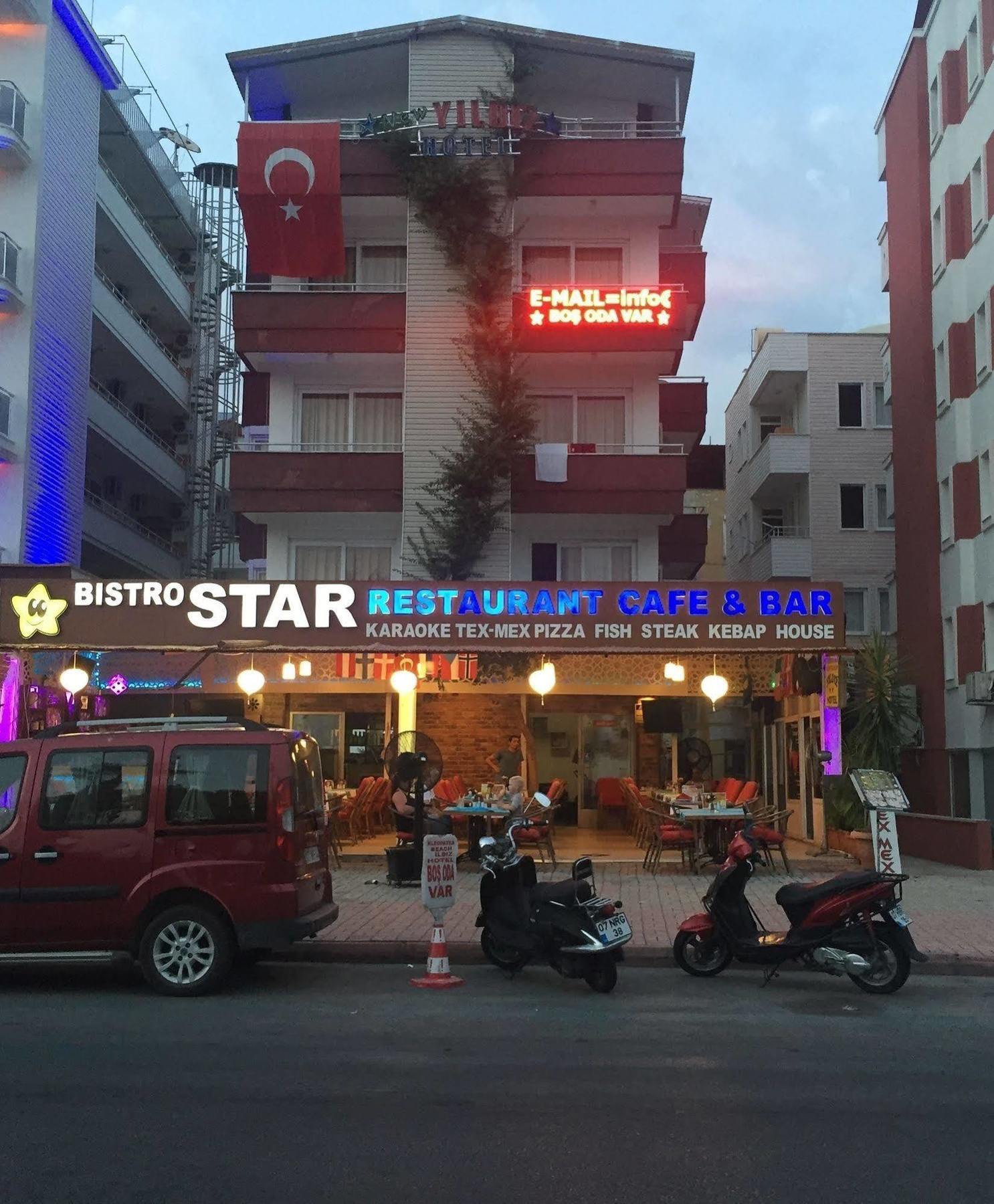 Kleopatra Beach Yildiz Hotel อลันยา ภายนอก รูปภาพ